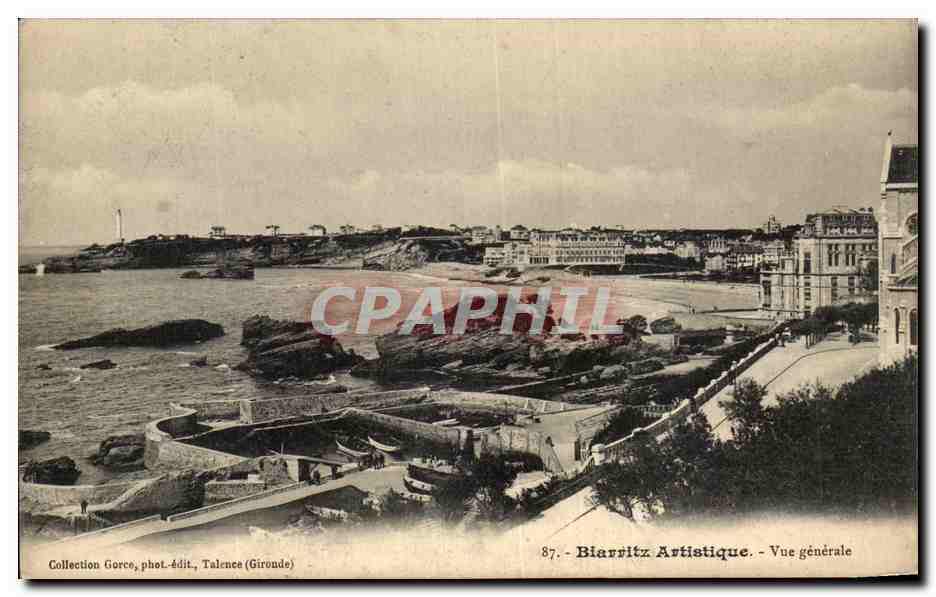 CPA Biarritz Artistique Vue generale
