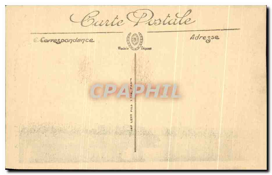 CPA Biarritz la Villa Belza Effet De Nuages — Verso