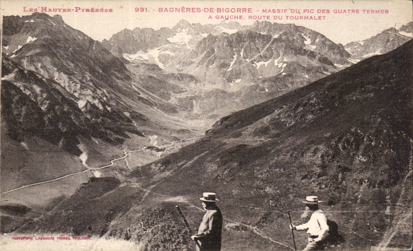 Bagnères-de-Bigorre — Massif du Pic des Quatre Termes, Route du Tourmalet — H. Laboune, Toulouse