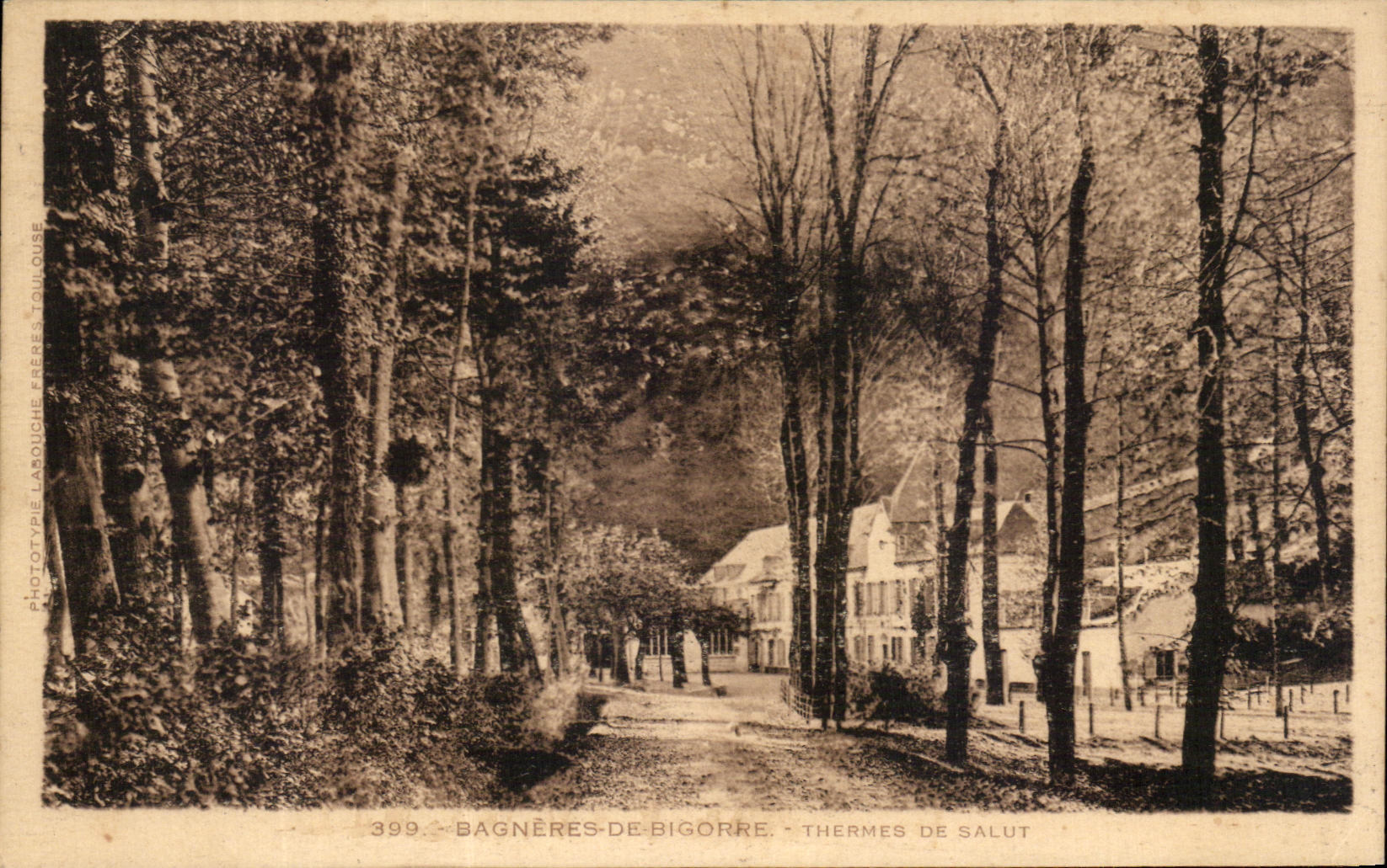 Bagnères-de-Bigorre — Thermes de Salut — Phototypie Labouche Frères, Toulouse, n°399