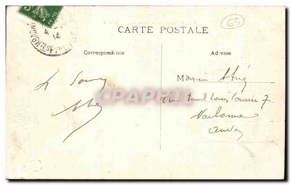 Payole et le massif du Midi — Les Pyrénées — éditeur inconnu, n° 997 — Rückseite