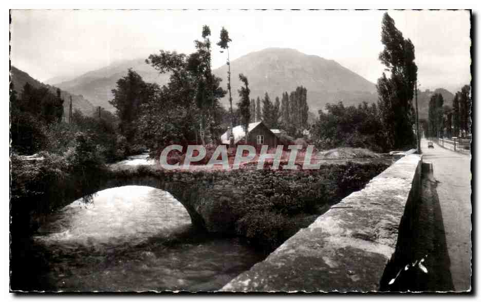 Argeles-Gazost (H-P) — Vieux pont sur le gave d'Azun — Éditeur Jove, Pau-Billère