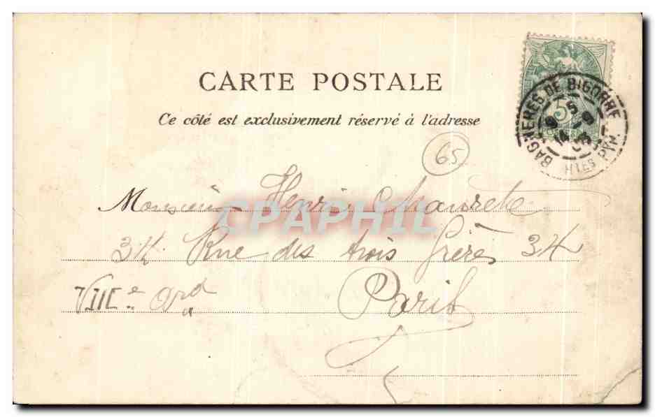 Cadena de los Pirineos, toma del Pic du Midi de Bigorre — D. T., Editor, n° 263 — Reverso