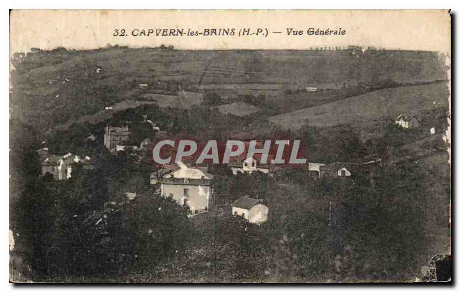 CPA Capvern les Bains Vue Generale