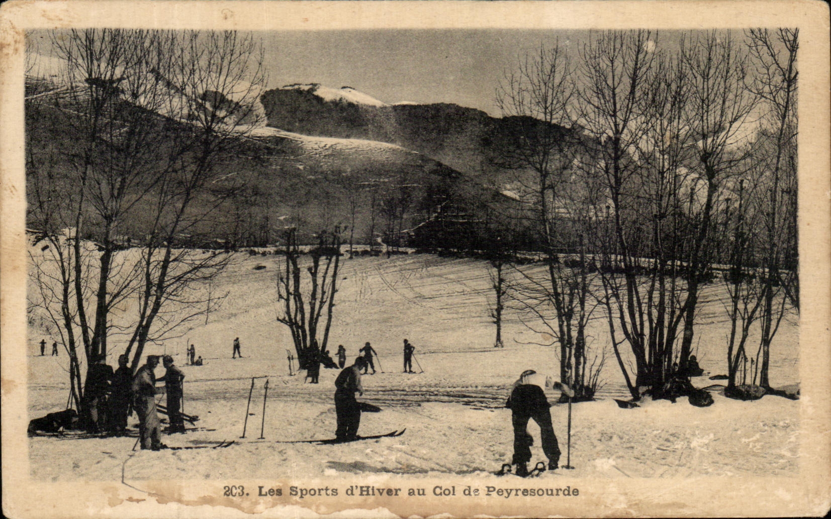 CPA Les Sports d'Hiver au col de Peyresourde