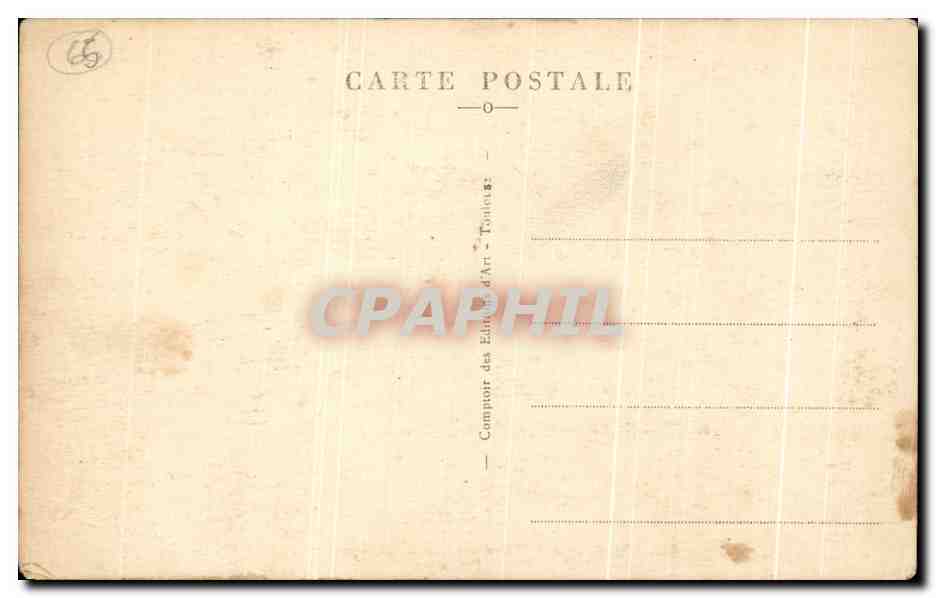 CPA Les Sports d'Hiver au col de Peyresourde — Verso