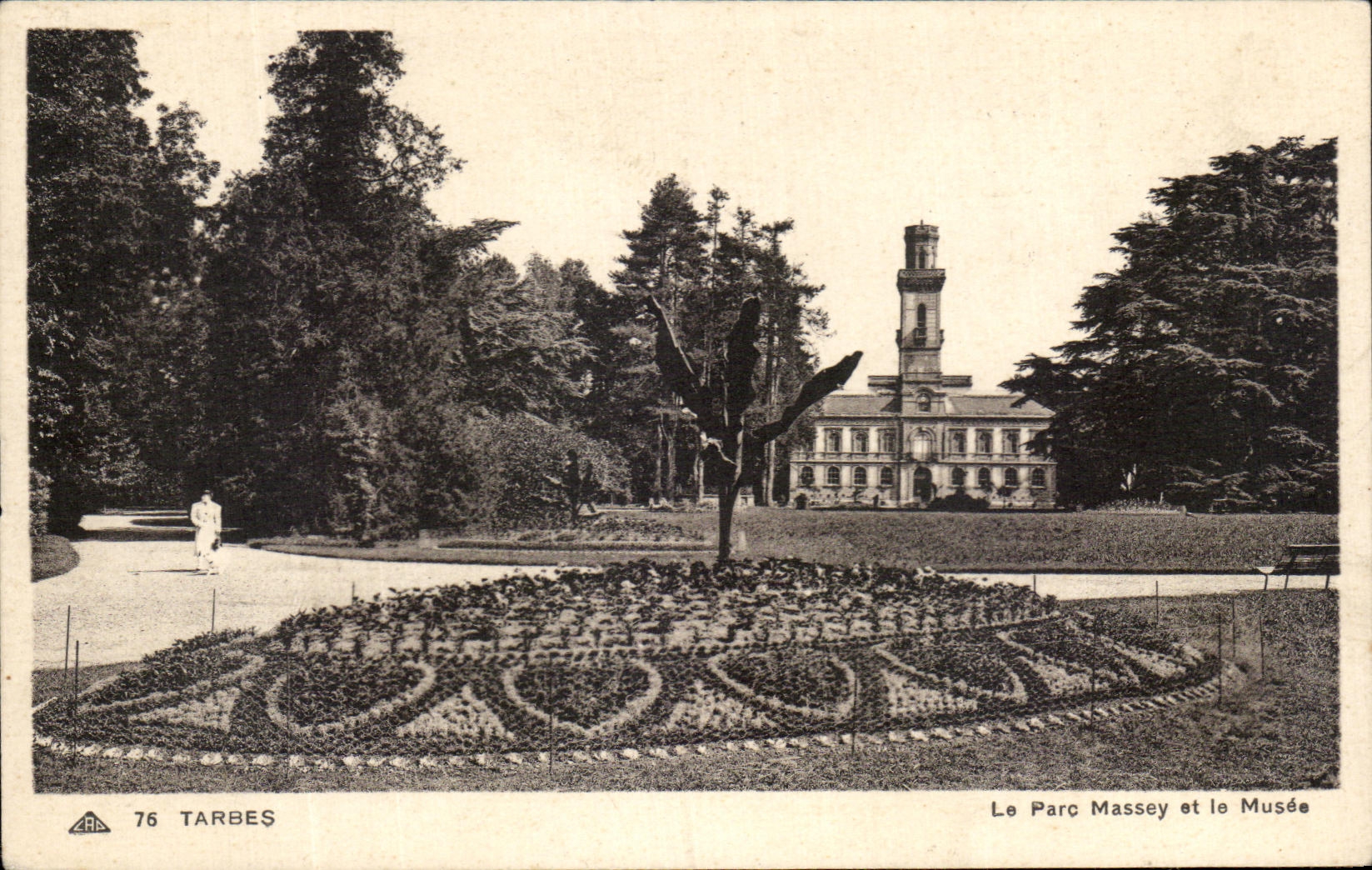 Le Parc Massey et le Musée — Tarbes — éditeur ARA, n° 76