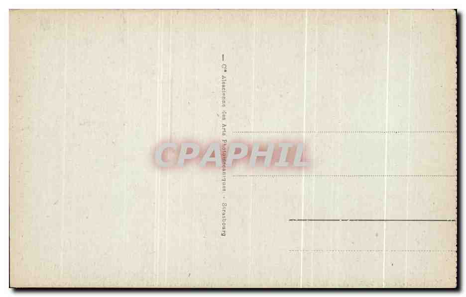 Cauterets — Cerizet Falls — publisher Alaincine (Strasbourg) — Back