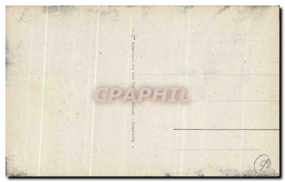 Da PIERREFITTE a LUZ - Le Gorge - Editore Allopolente des Arts Photographiques, Strasbourg - N° 51 — Verso