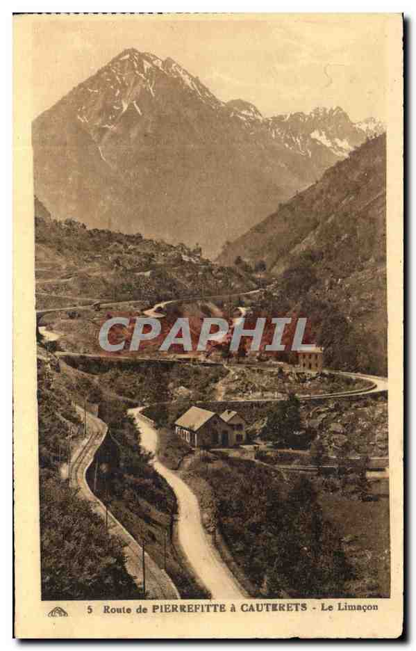 Route de Pierrefitte à Cauterets - Le Limaçon — CPAPHIL n°5