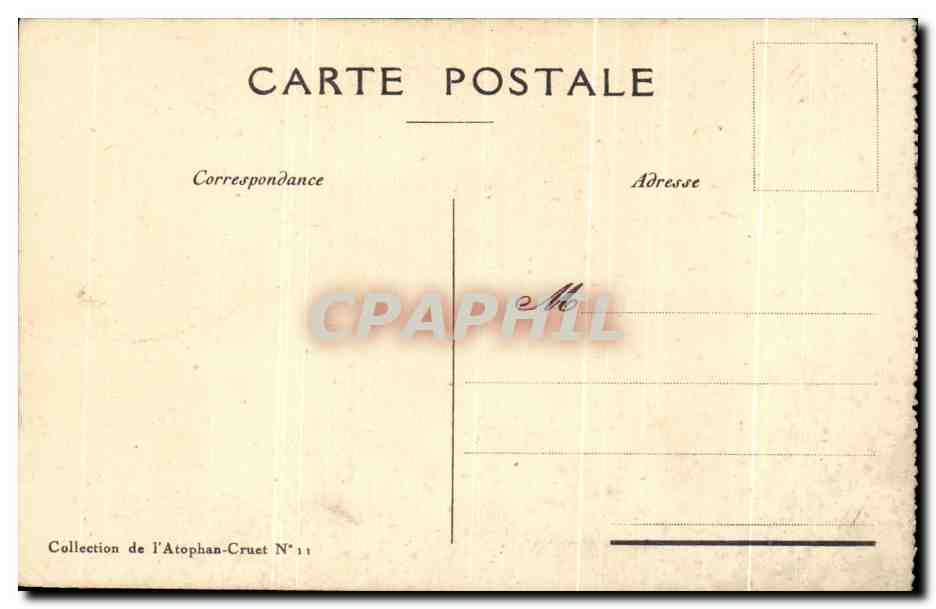 CPA Fantaisie Bibliotheque nationale Restauration Boilly  — Verso