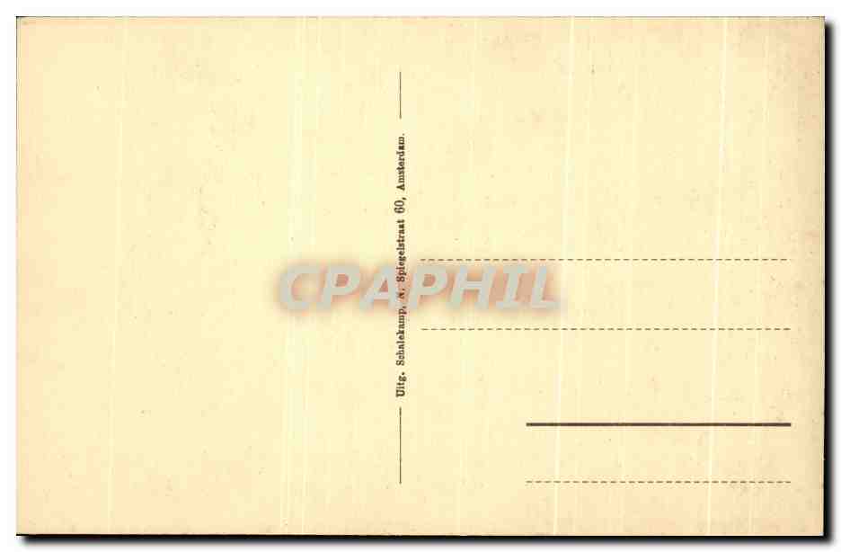 CPA Rembrandt De anatomische les  — Verso