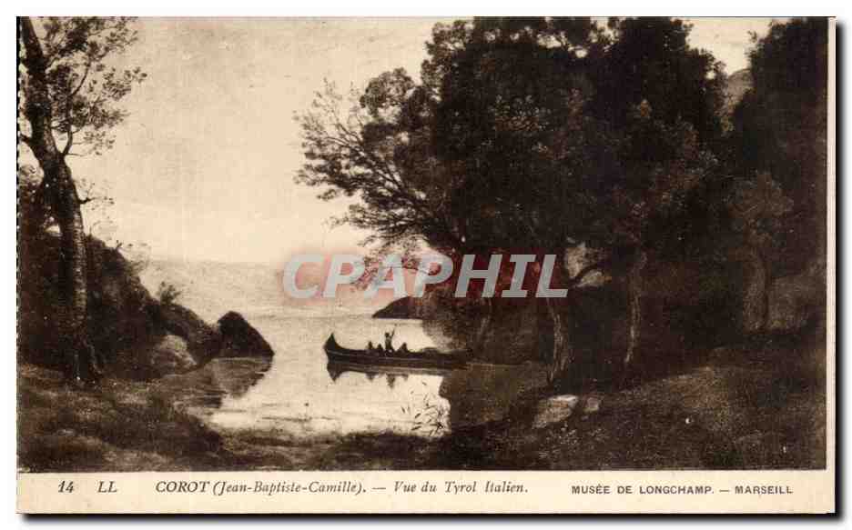 Vue du Tyrol Italien — Corot (Jean-Baptiste-Camille) — Musée de Longchamp — Marseille