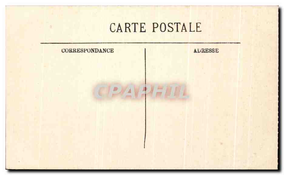 CPA Corot Le Bouleau Musee De Longchamp Marseille — Rückseite