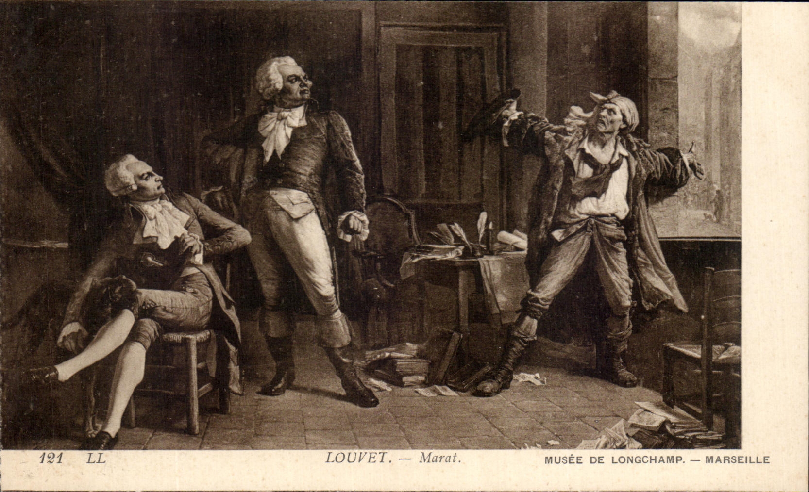 CPA Louvet Marat Musee de Longchamp Marseille