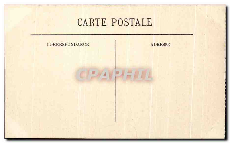 CPA Louvet Marat Musee de Longchamp Marseille — Rückseite