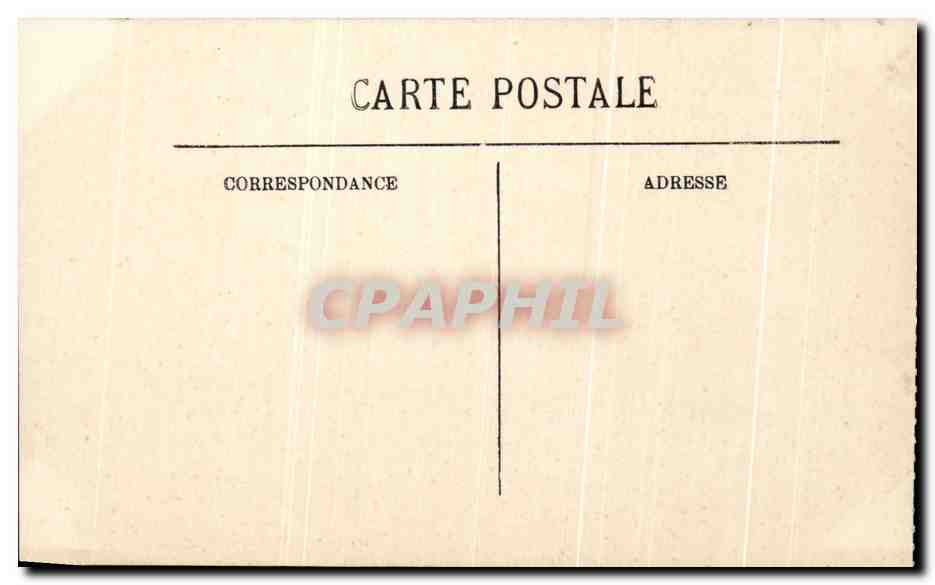 CPA Chaplain Ec Francaise Musee de Longchamp Marseille — Verso