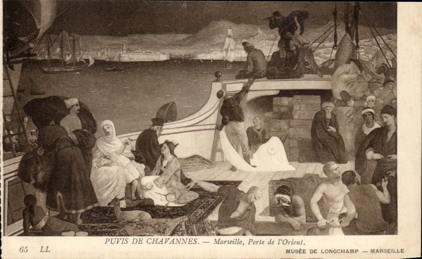 CPA Puvis De Chavannes Marseille Porte de l'Orient Musee de Longchamp Marseille
