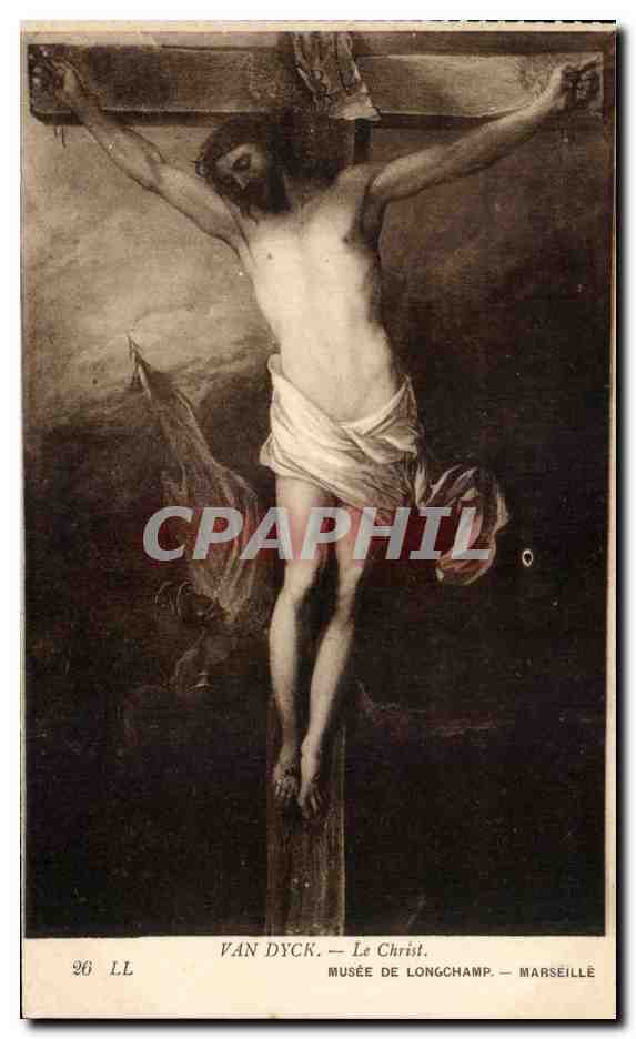 CPA Van Dyck Le Christ Musee de Longchamp Marseille