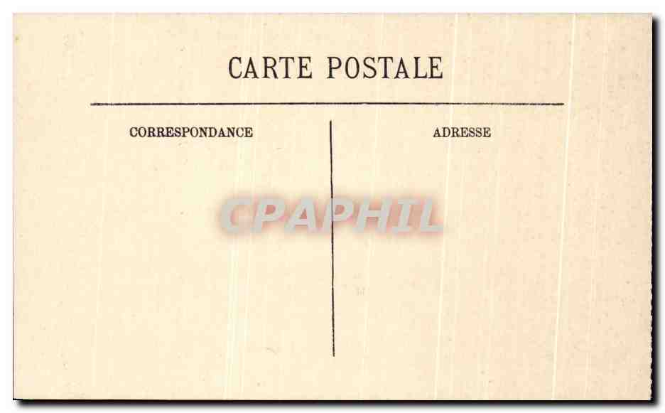 CPA Vannucci La Famille de la Vierge Musee de Longchamp Marseille — Verso