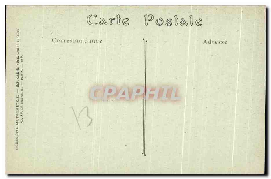 CPA Orleans Bas Relief De Statue De Jeanne d'Arc Par Vital Dubray — Verso