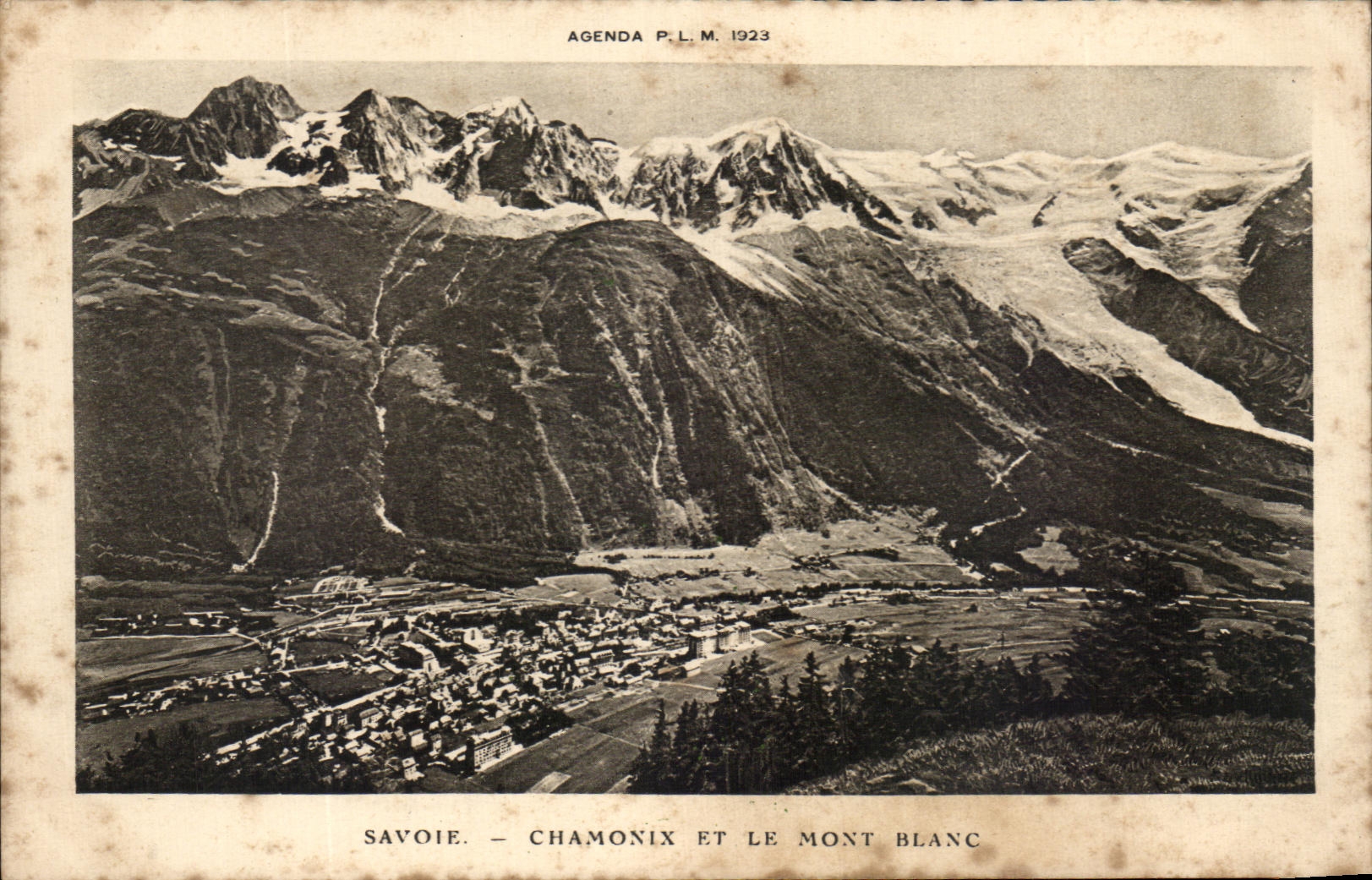 CPA Savoie Chamonix Et Le Mont Blanc