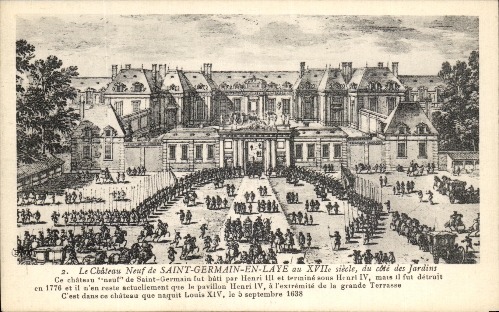 Le Château Neuf de Saint-Germain-en-Laye — Histoire et détails architecturaux — CPAPHIL