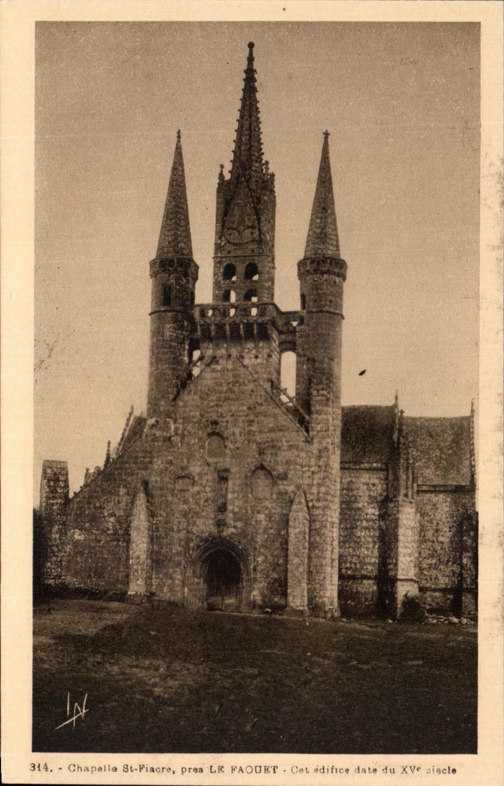 CPA Chapelle St Fiacre Pras Le Faouet 