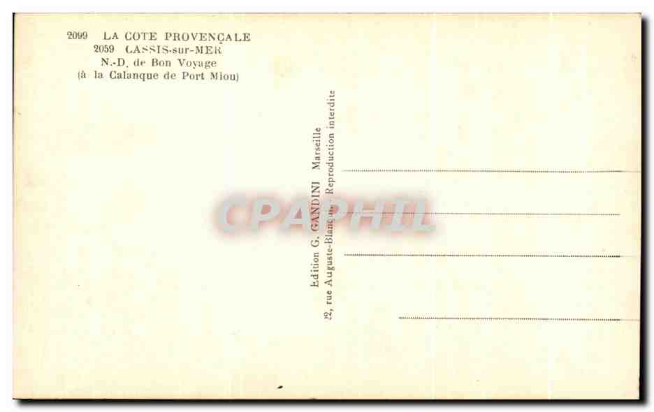 Église de Mireille — Provence — éditeur Mireille — Rückseite