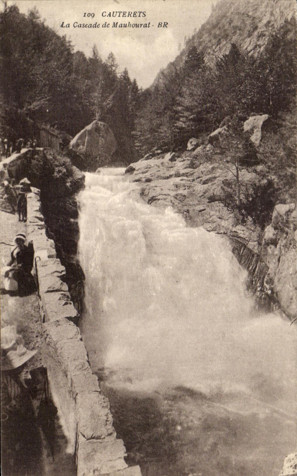La Cascade de Mauhourat — Cauterets — BR, n°109