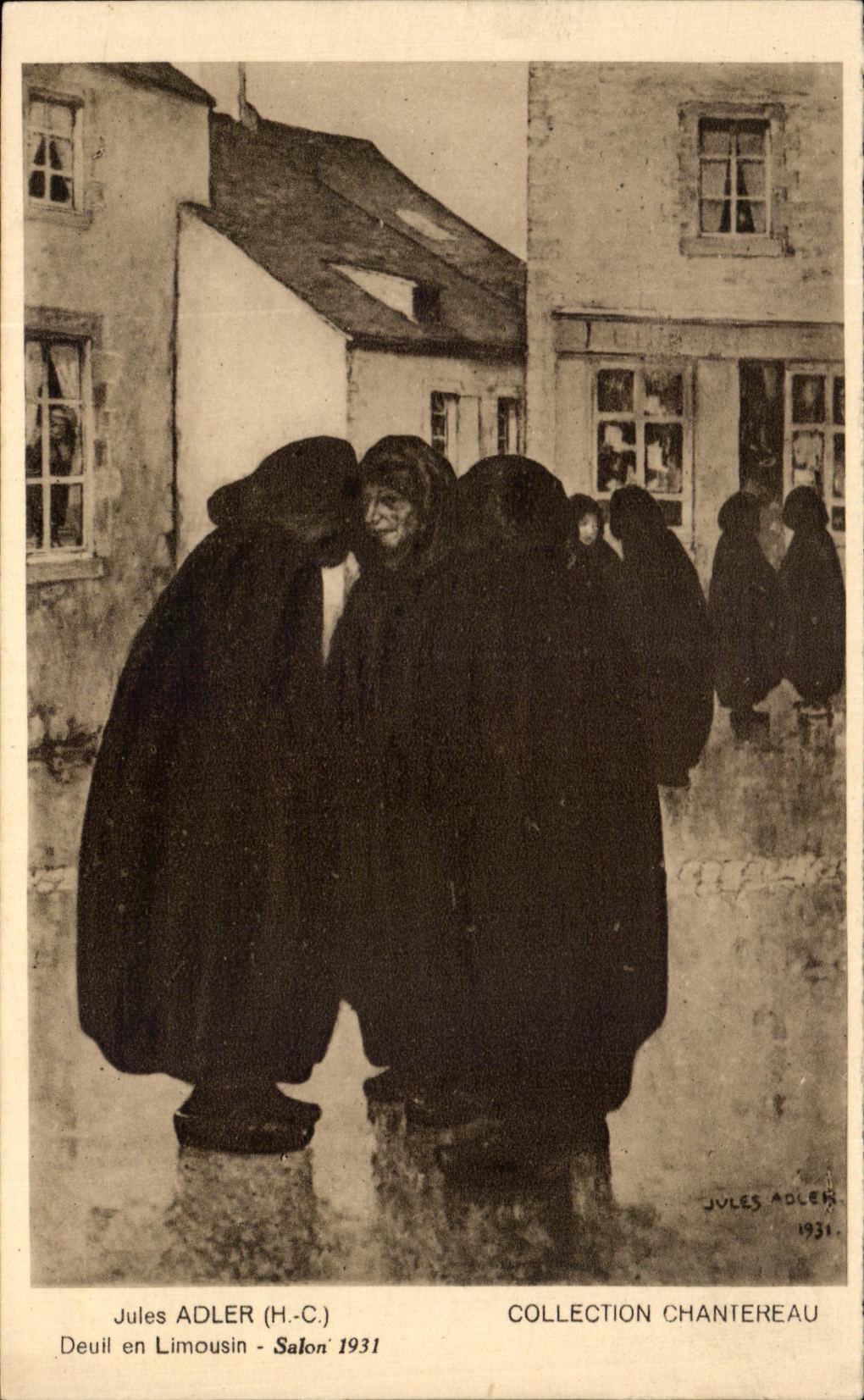 CPA Jules Adler Deuil en Limousin SAlon 1931 Chantereau