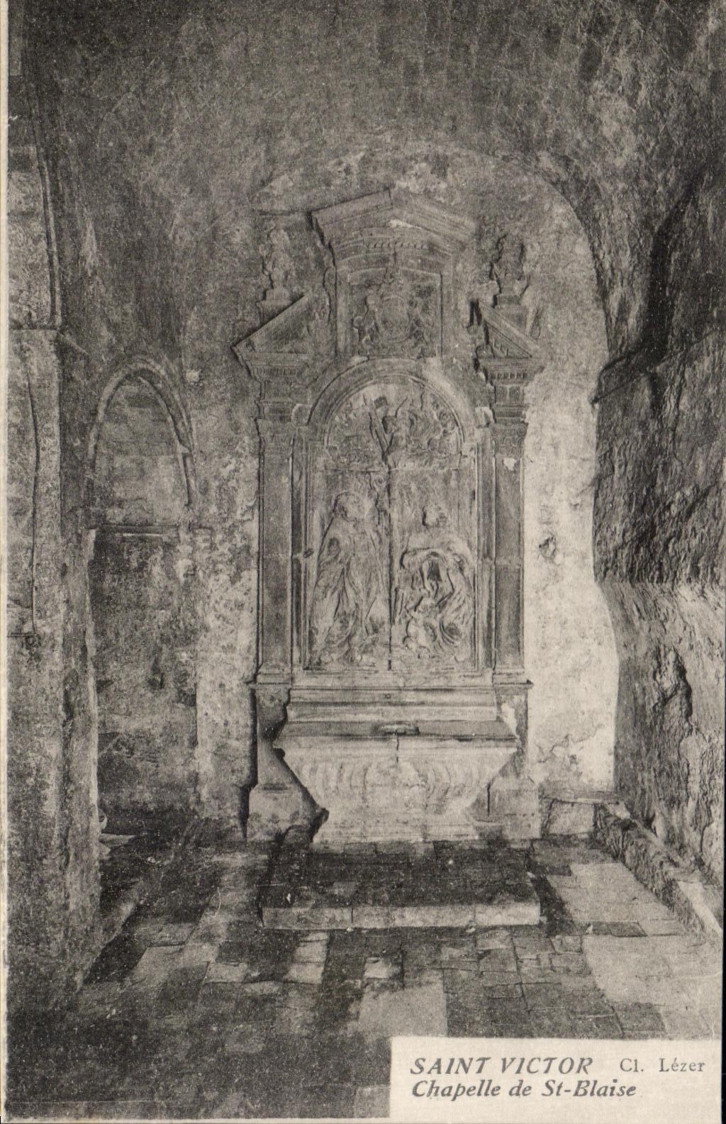 CPA Saint Victor Leter Chapelle de St Blaise