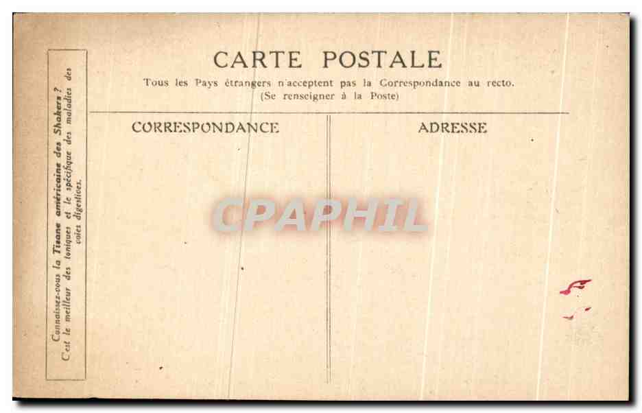 CPA Rouget De Lisle chantant pour la preniere fois la Marseillaisse  — Verso