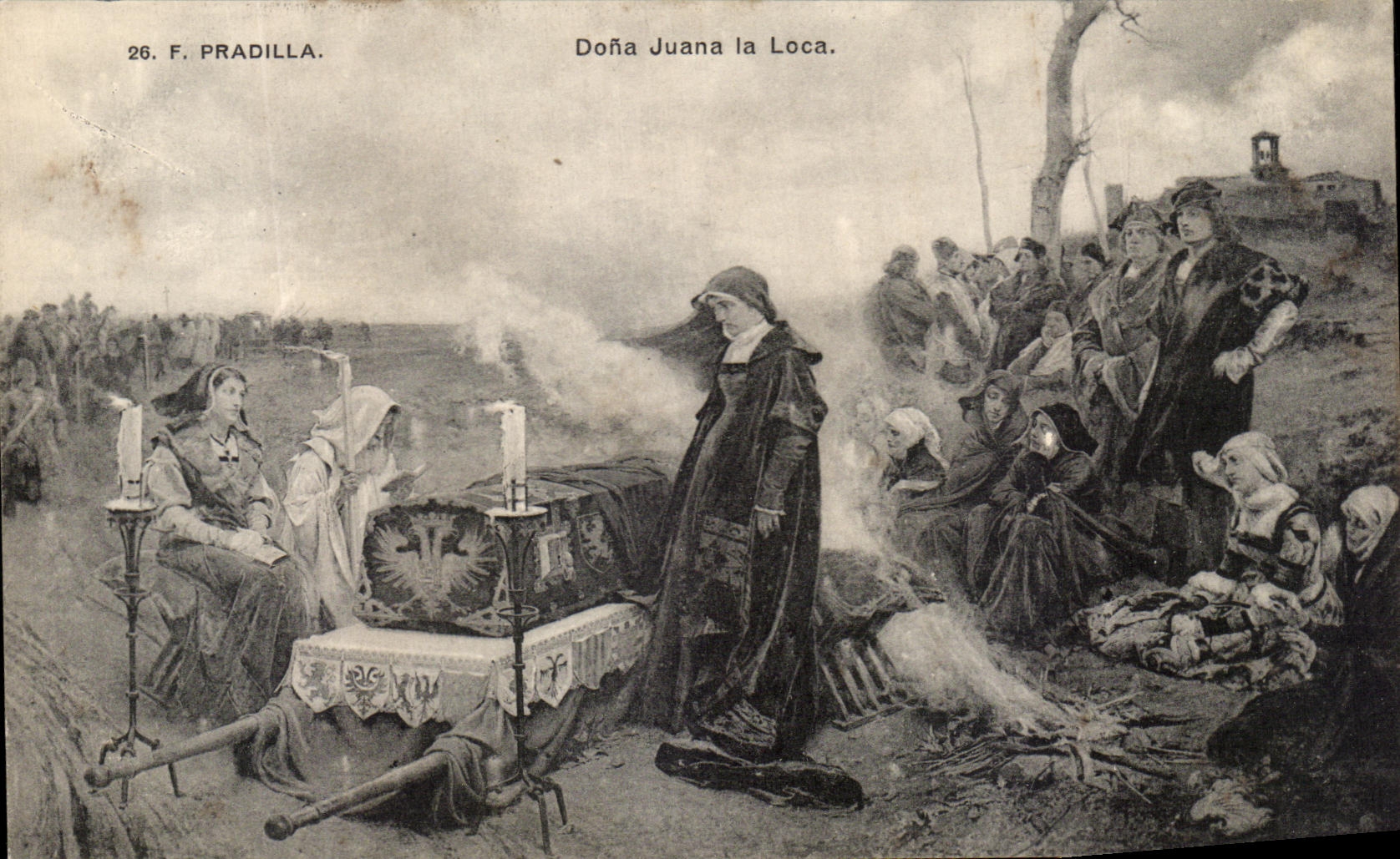 CPA Pradilla Dona Juana la Loca