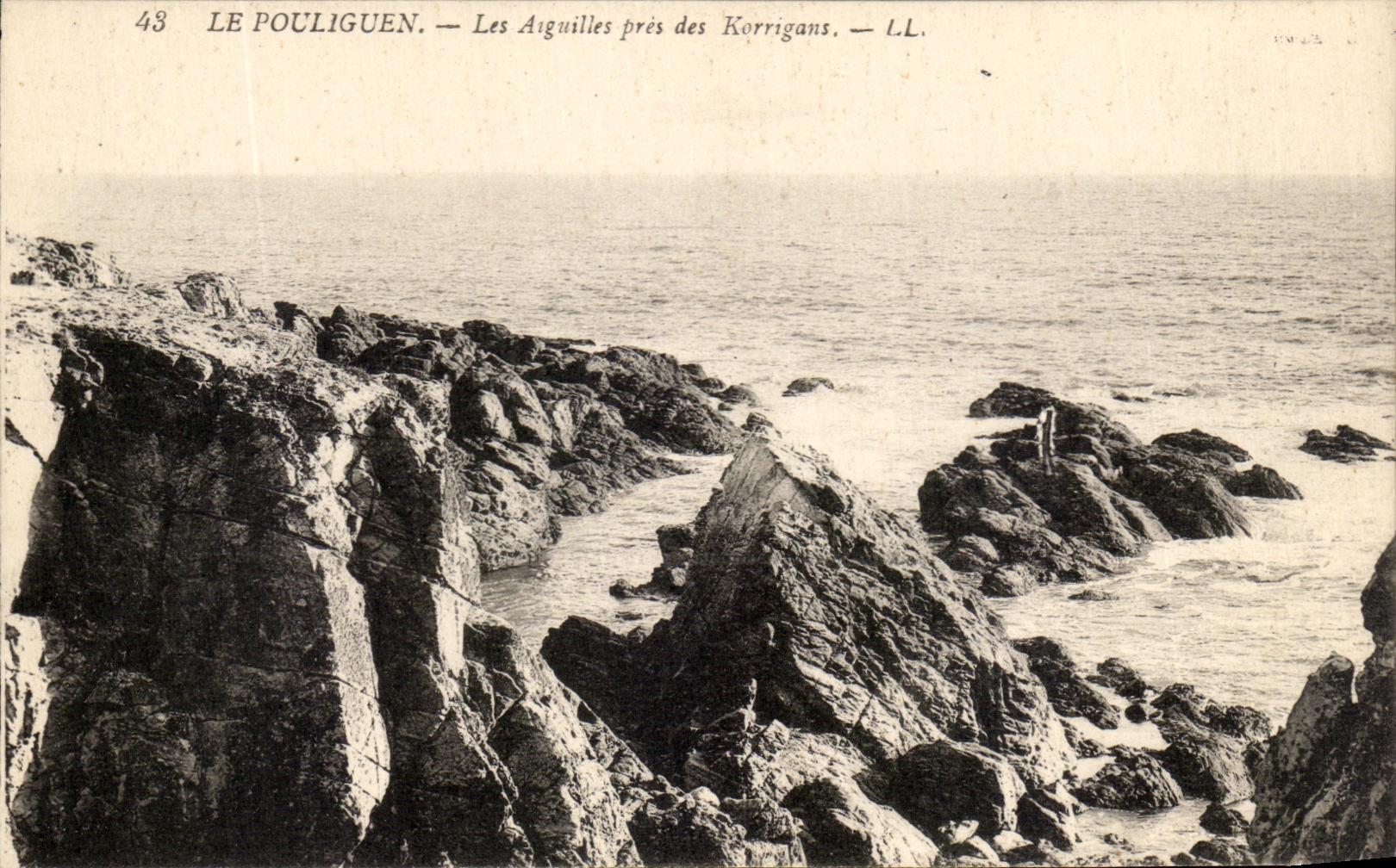 CPA Le Pouliguen Les Aiguilles pres des Korrigans