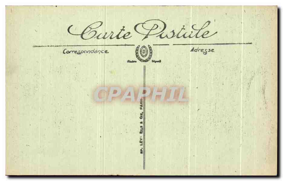 CPA Le Pouliguen Rochers de Pen Chateau — Back