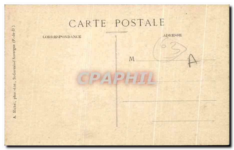 CPA Vue Generale du Viaduc des Fades Le Geant des Viadus d'Europe Elevation du Viaduc  — Verso