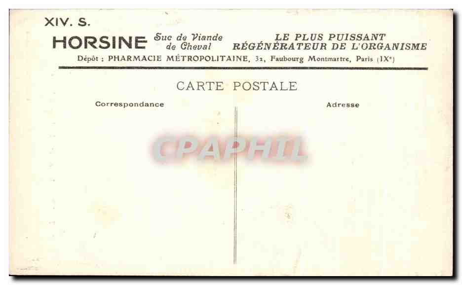 CPA Nattier Marie Leczinska Reine de France Musee de Versailles — Verso