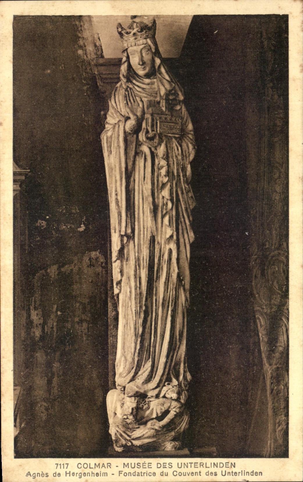 Agnès de Hergenheim — Fondatrice du couvent des Unterlinden — Musée des Unterlinden, Colmar