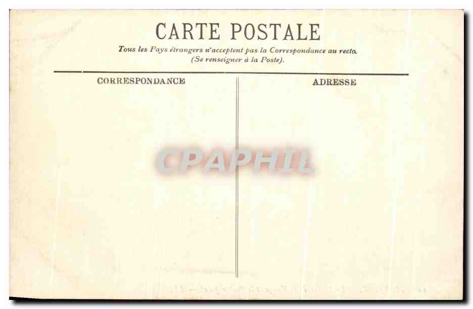 CPA Biarritz Le Rocher de la Vierge et le Rocher percee — Rückseite