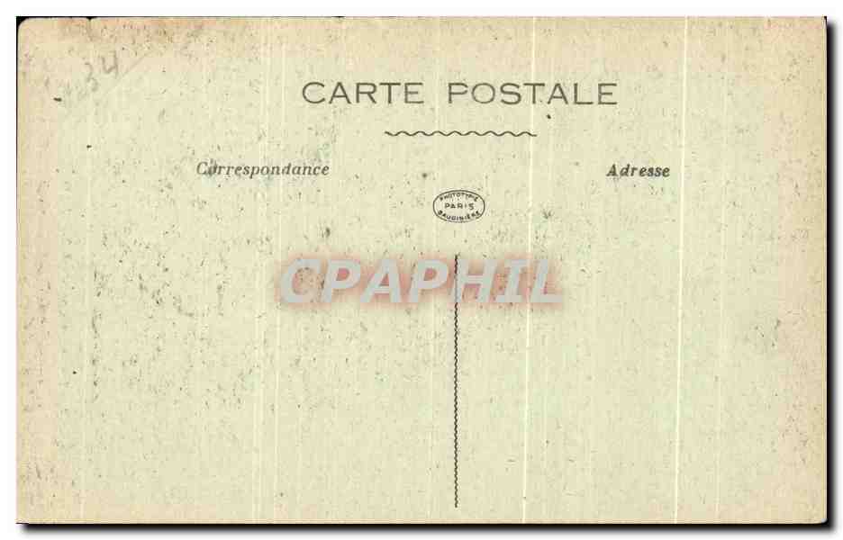 CPA Bataille de la Marne La Fere en Tardenois Interieur de l'eglise Militaria — Rückseite