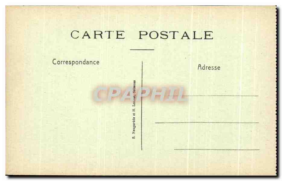Chemin des Dames — CRAONNE Straße — R. Rougarded et H. Lesuet-Solmona — Rückseite