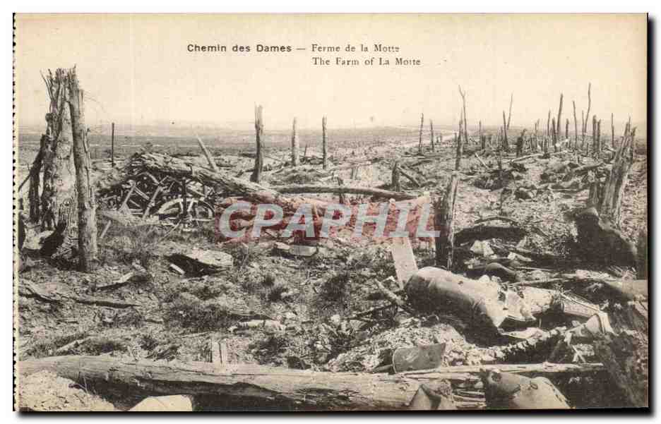 Chemin des Dames — Ferme de la Motte — B. Nangarde & H. Lestrau, Sarre