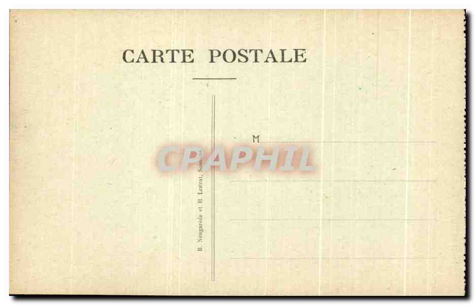 Chemin des Dames — Ferme de la Motte — B. Nangarde & H. Lestrau, Sarre — Rückseite