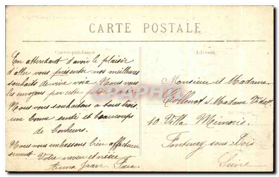 Boulogne-sur-Mer — Boulevard Sainte-Beuve - Grosse Mer — Éditeur Stévenard — Verso