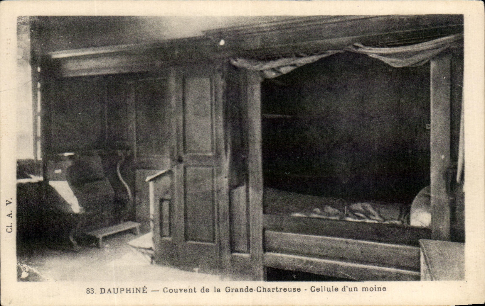 Dauphiné — Couvent de la Grande-Chartreuse — Cellule d'un moine