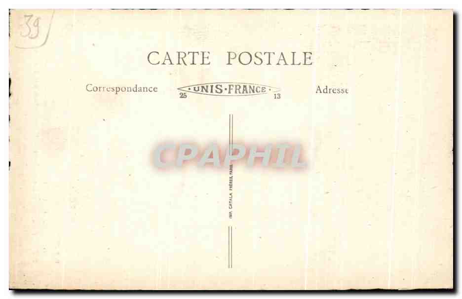 La Grande Cascade — Environs de Morez — Excursion au Hérisson — B. F. — n°196 — Reverso