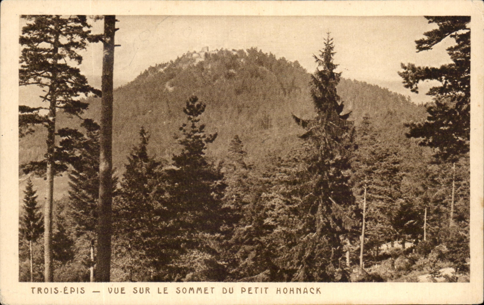 CPA Trois Epis Vue sur le Sommet du Petit Hohnack