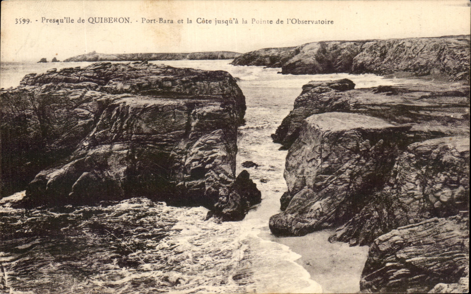 Presqu'île de Quiberon — Port-Bara et la Côte jusqu'à la Pointe de l'Observatoire — Laurent-Nel, Brest