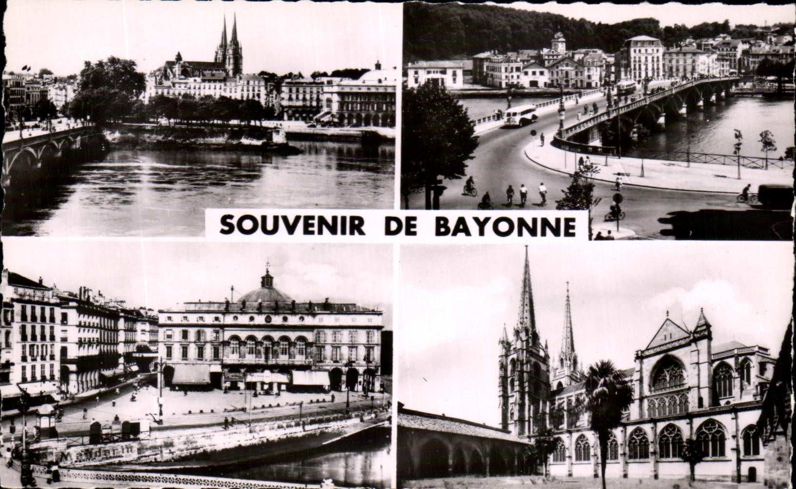 CPA Souvenir De Bayonne 